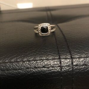 Petite Albion Black Onyx Ring